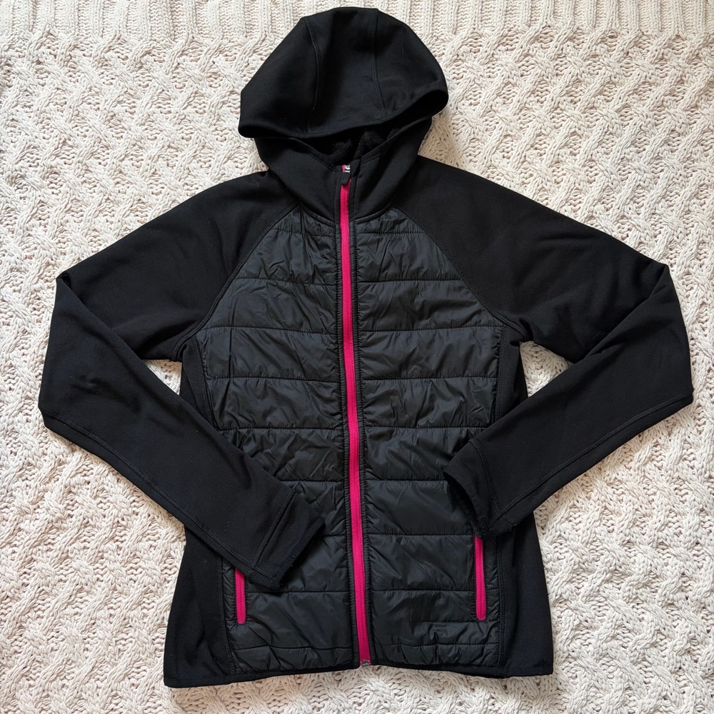 Spring Jacket - Women’s Jacket - Black with Pink Accents